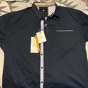 NWT Craft + Flow collared short sleeves cuffed shirt